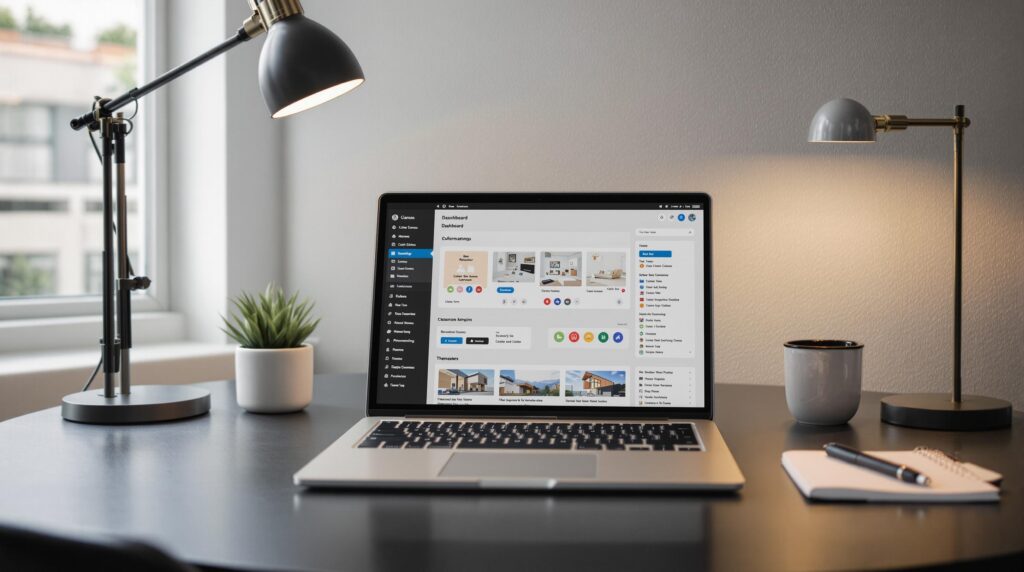 Tableau de bord WordPress